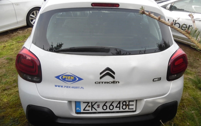 Citroen C3 cena 10900 przebieg: 287600, rok produkcji 2017 z Jedlicze małe 254
